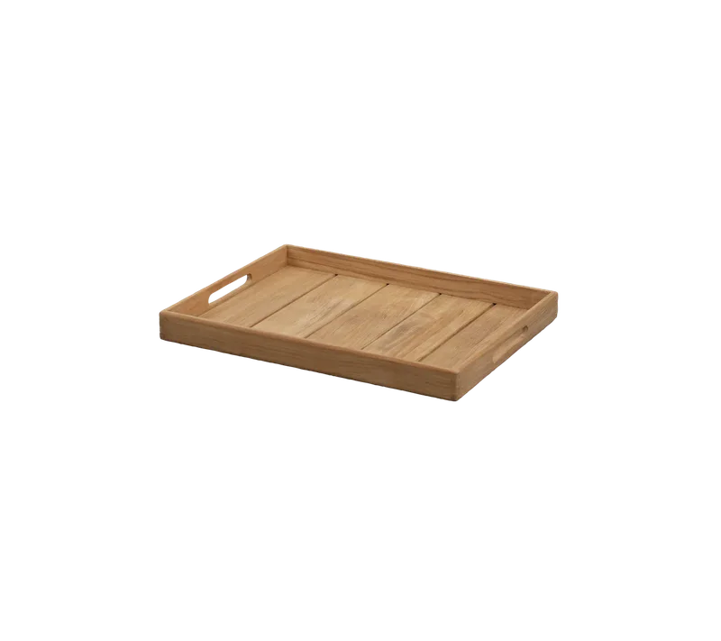 Club tray rect. medium by Cane-line in Teak – product photo