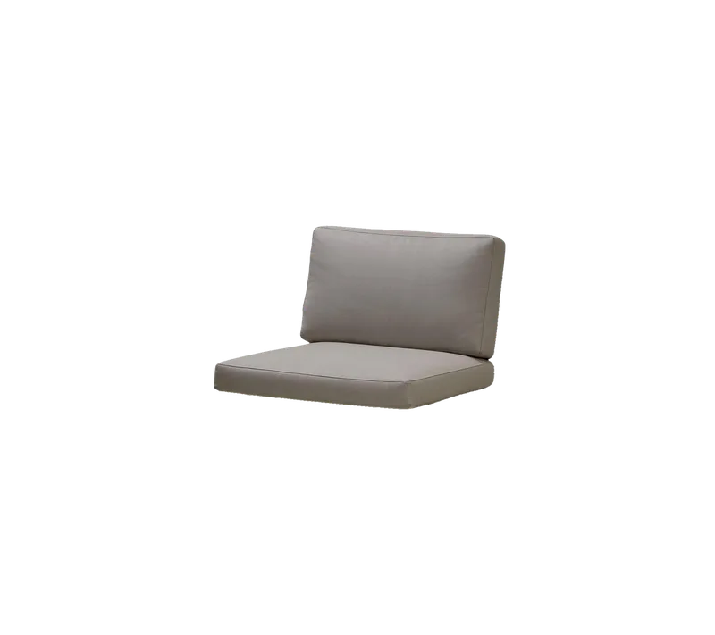 Connect single module, Cushion set van Cane-line in Taupe, Natté w/QuickDry & Airflow – productfoto 2 van 2