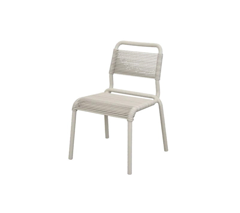 Al Dente chair by Cane-line in Sand small round core Weave w/sand aluminium, None – product photo