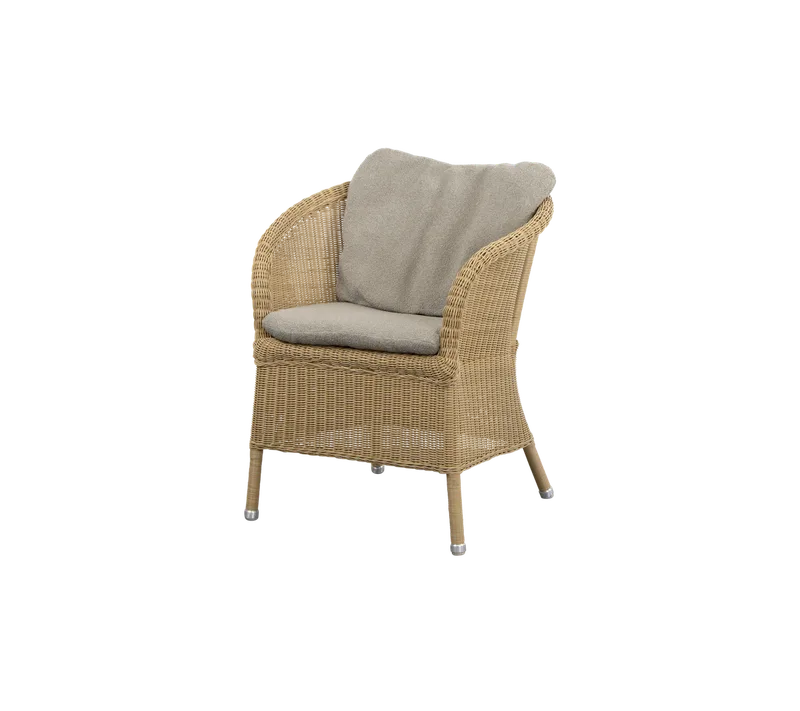 Derby chair by Cane-line in Natural, large round Weave, Taupe, Free, Taupe, Free – product photo