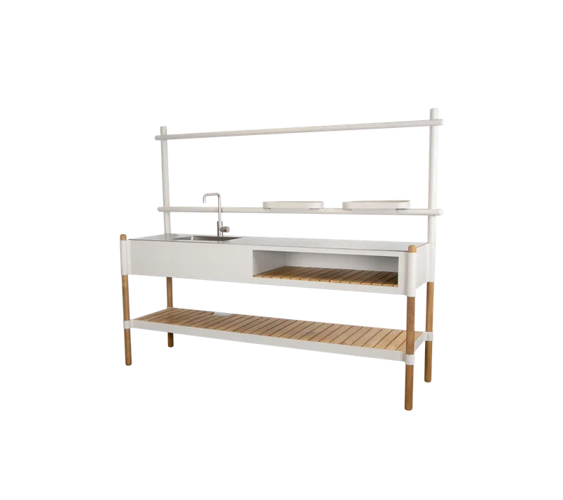 Sticks kitchen van Cane-line in Stainless steel, Sand, Aluminium, Geen – productfoto