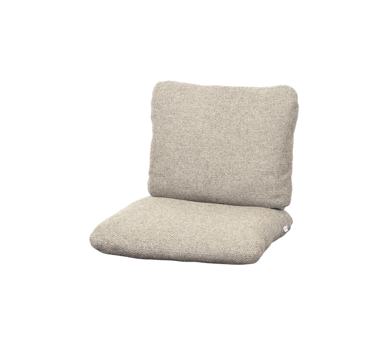 Sticks armchair, Cushion set von Cane-line in Light brown, Rise w/QuickDry & Airflow – Produktfoto 2 von 2