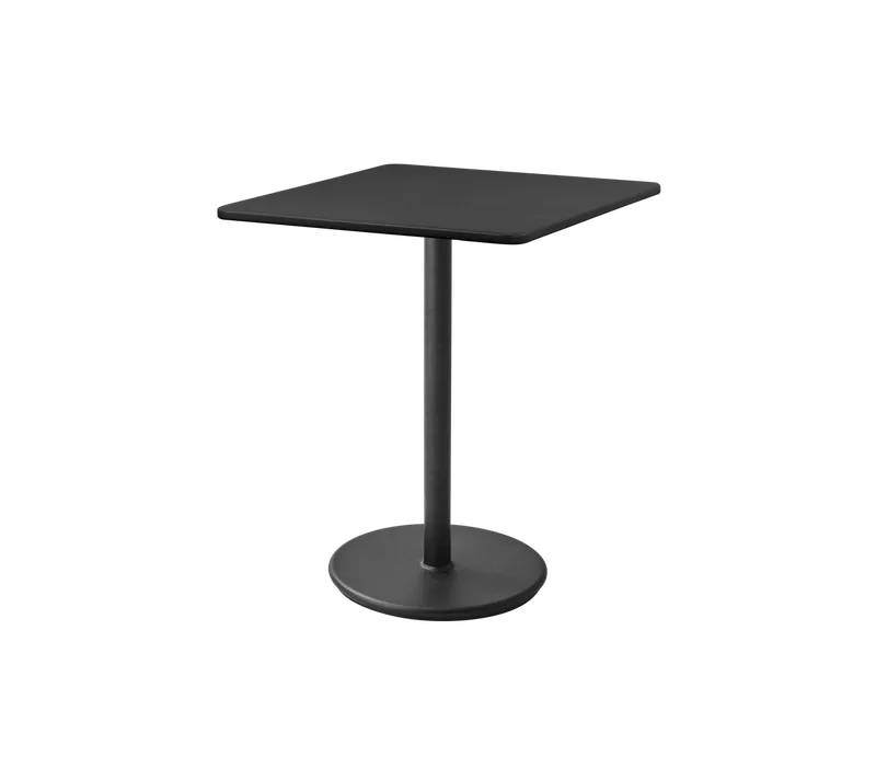 Go café table 75x75 cm by Cane-line in Lava grey, aluminium, Lava grey, aluminium – product photo