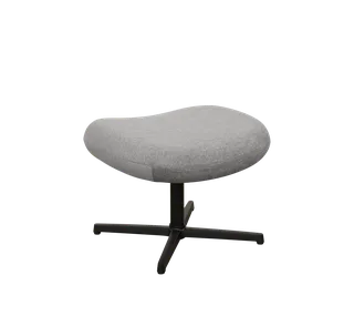 Pace footstool by Cane-line in Light grey, Essence, Black, aluminium – product photo 2 of 2