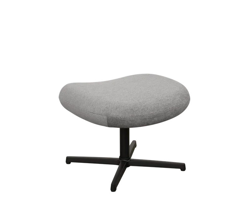 Pace footstool by Cane-line in Light grey, Essence, Black, aluminium – product photo 2 of 2