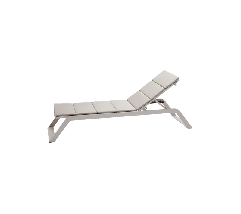 Siesta sunbed de Cane-line en Sand, Aluminium, Sand, Natté w/QuickDry & Airflow – photo du produit 2 sur 2
