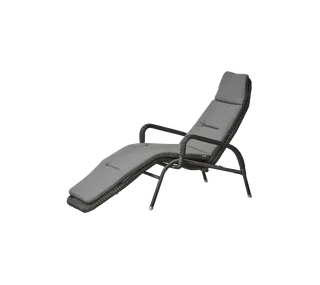 Sunrise sunchair, Cushion van Cane-line in White, Natté w/QuickDry & Airflow – productfoto 2 van 3