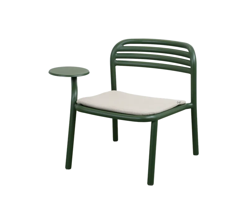 Bliss lounge chair, seat cushion by Cane-line in Light green, Delight w/QuickDry & Airflow – product photo 2 of 3
