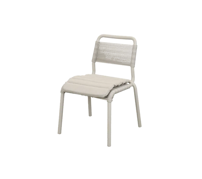 Al Dente chair von Cane-line in Sand small round core Weave w/sand aluminium, Sand, Natté w/QuickDry & Airflow – Produktfoto