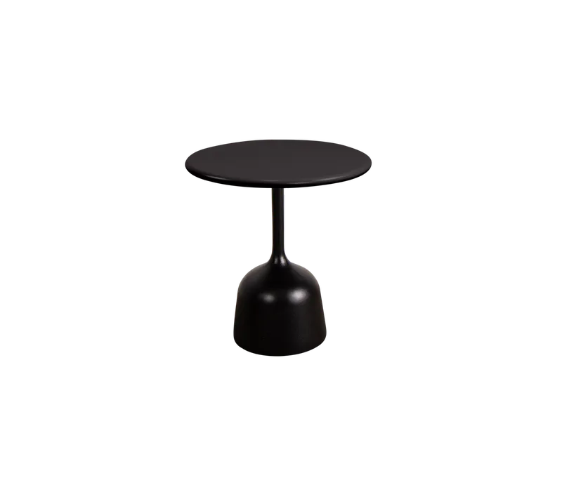 Glaze coffee table, small van Cane-line in Lava grey, semi glossy aluminium, Lava grey, semi glossy aluminium – productfoto