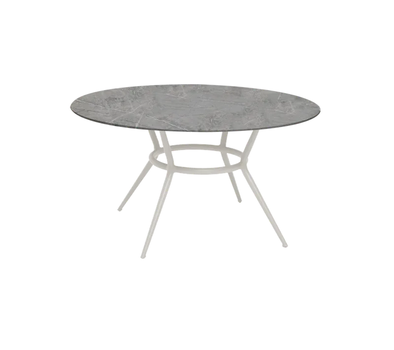 Joy dining table, dia. 144 cm van Cane-line in Sand, Aluminium, Taupe, Ceramic – productfoto