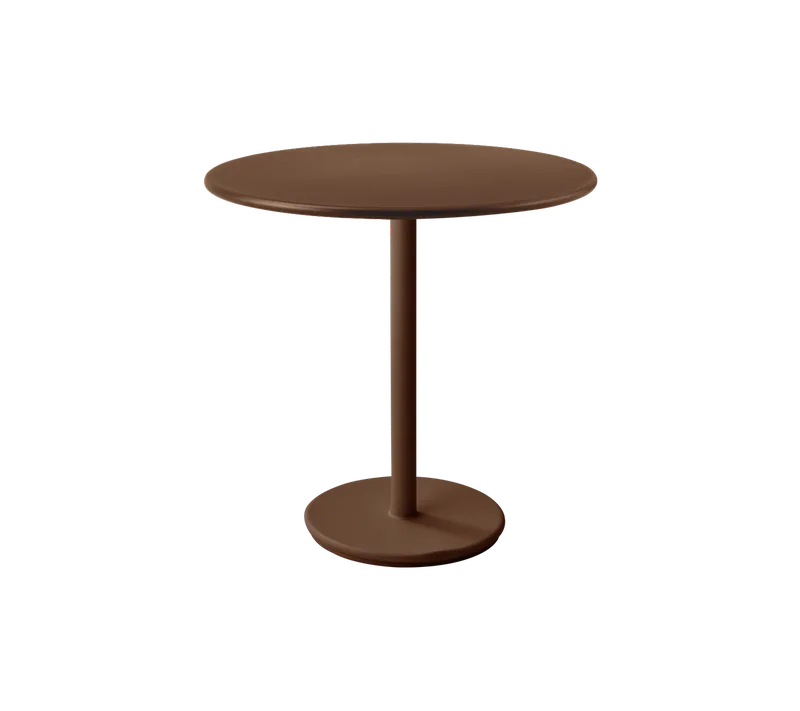 Go café table dia. 60 cm van Cane-line in Dark green, aluminium, Dark green, aluminium – productfoto 1 van 2
