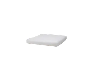 Connect footstool, Cushion de Cane-line en White, Natté w/QuickDry & Airflow – photo du produit 3 sur 3