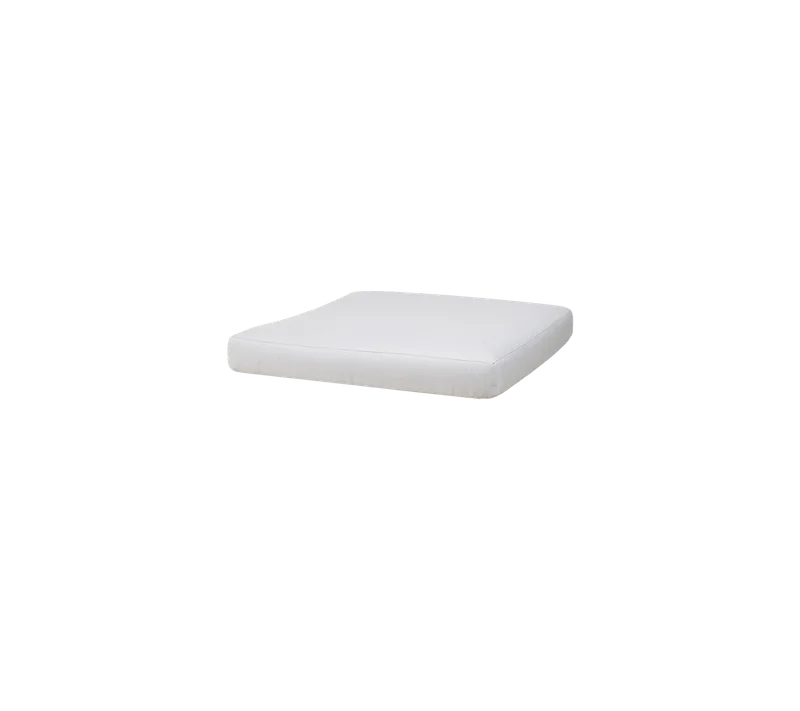Connect footstool, Cushion de Cane-line en White, Natté w/QuickDry & Airflow – photo du produit 3 sur 3