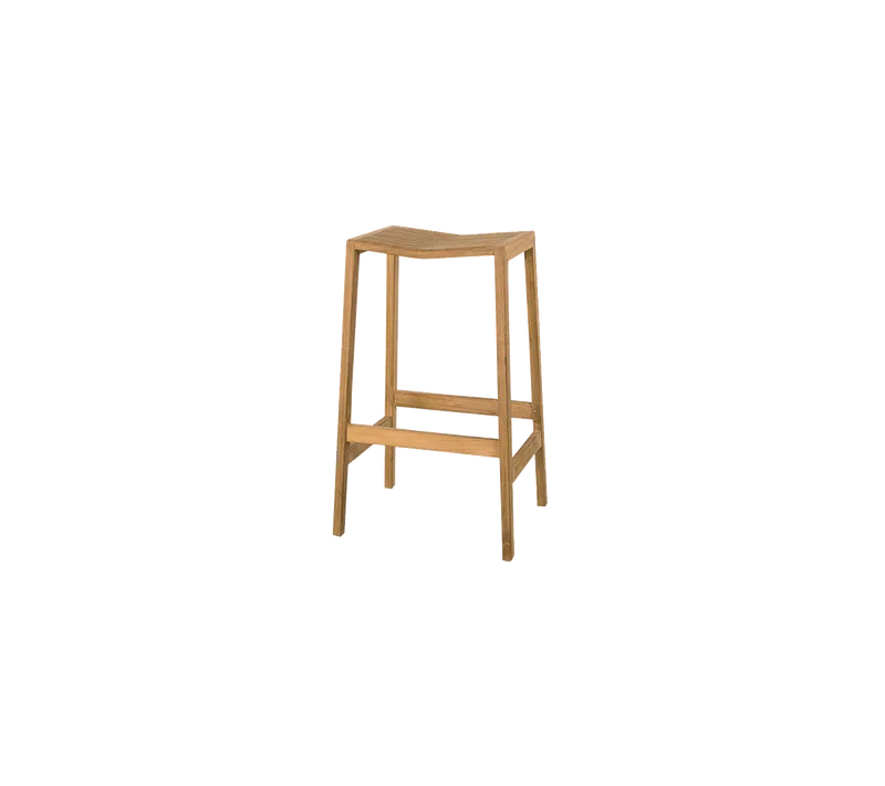 Flip bar chair van Cane-line in Teak – productfoto