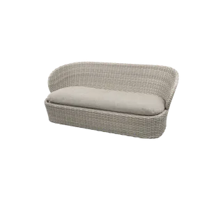 Coast 2,5-seater sofa, Cushion by Cane-line in Umber brown, Rise w/QuickDry & Airflow – product photo 1 of 2