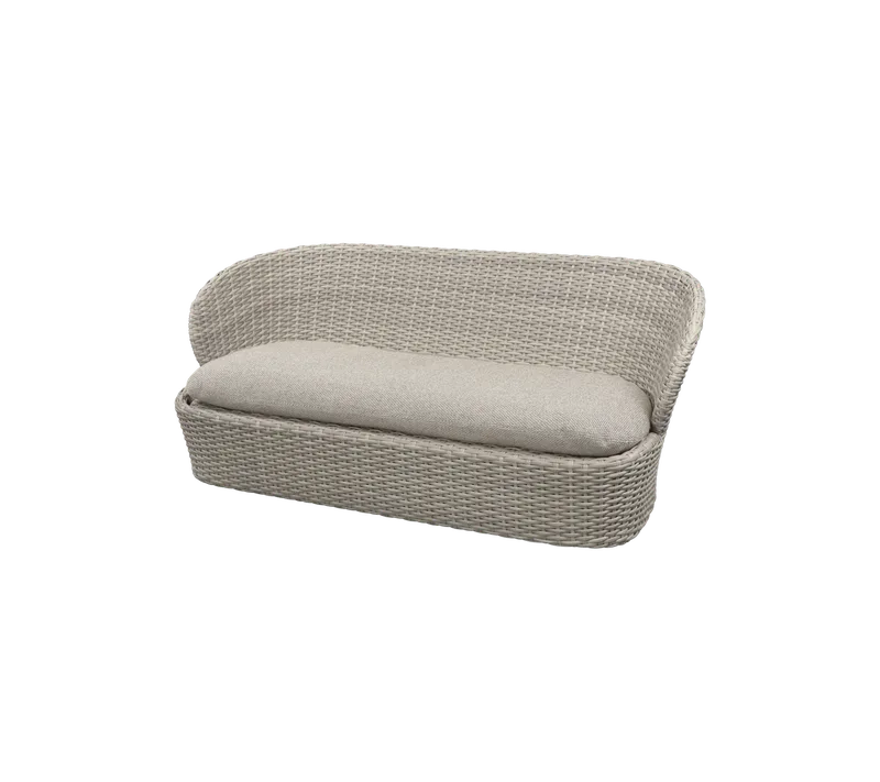 Coast 2,5-seater sofa, Cushion by Cane-line in Umber brown, Rise w/QuickDry & Airflow – product photo 1 of 2