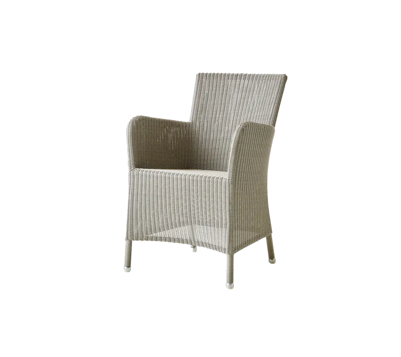 Hampsted chair by Cane-line in Taupe, small round Weave, None – product photo