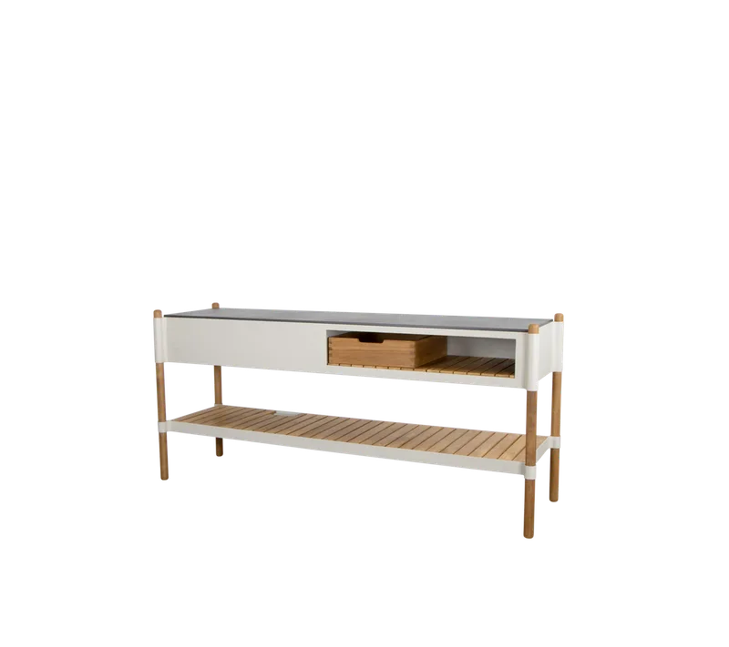 Sticks kitchen van Cane-line in Fossil black, ceramic, Geen, Teak – productfoto