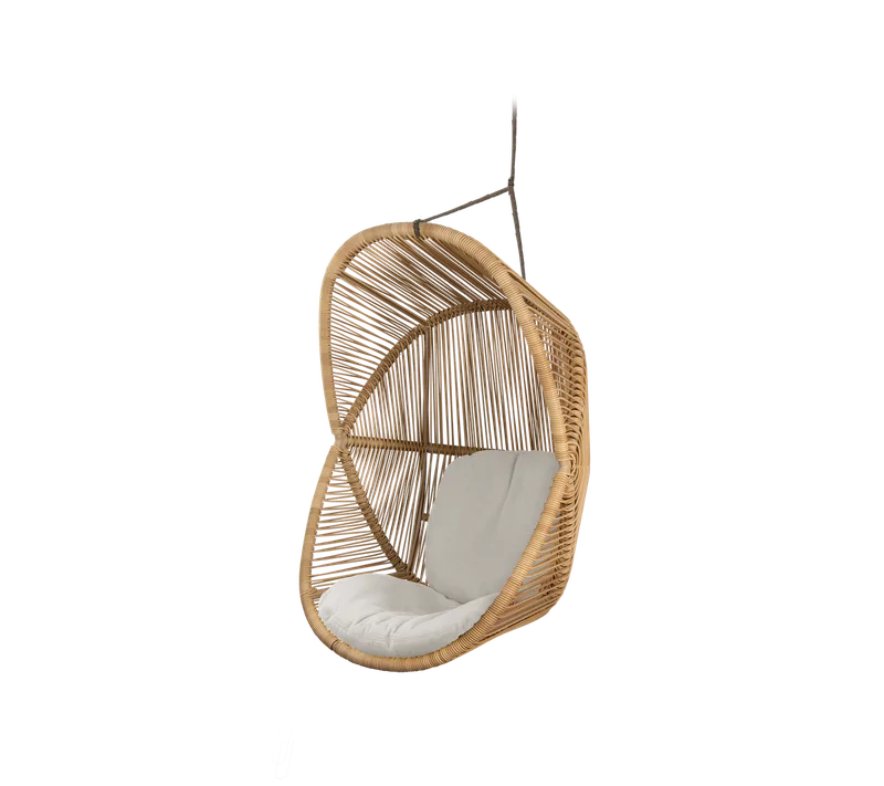 Hive chair by Cane-line in Natural, small round core Weave, Taupe, string Soft Rope, Sand, AirTouch w/QuickDry & Airflow – product photo