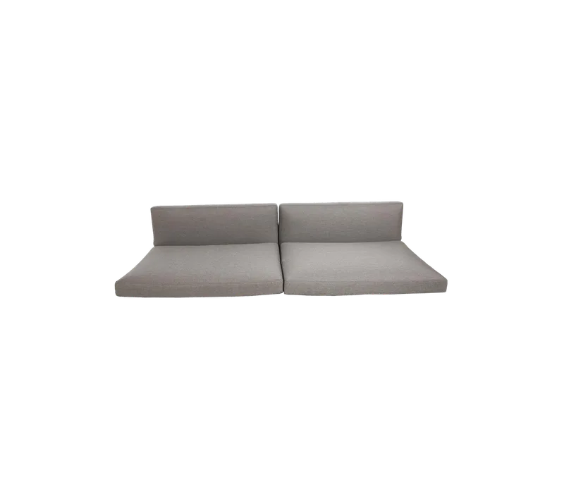 Connect 3-seater sofa, Cushion set von Cane-line in Taupe, Natté w/QuickDry & Airflow – Produktfoto 2 von 2