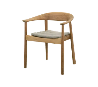 Majestic armchair, cushion by Cane-line in Umber brown, Rise – product photo 1 of 2