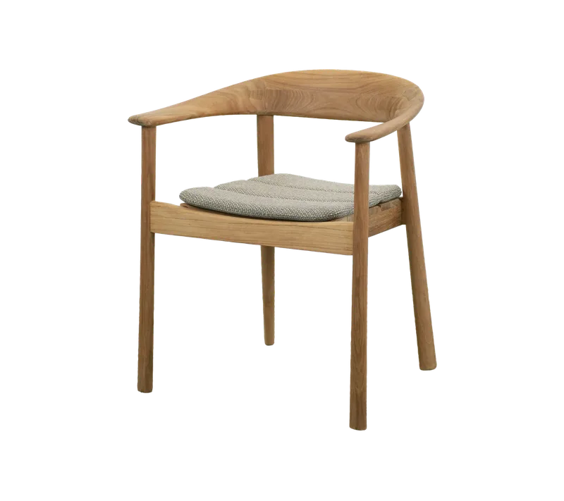 Majestic armchair, cushion by Cane-line in Umber brown, Rise – product photo 1 of 2