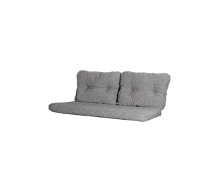 Ocean 2-seater sofa left/right module, Cushion set by Cane-line in Dark grey, Wove w/QuickDry & Airflow – product photo 2 of 2