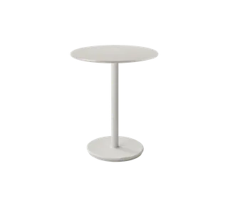 Go café table dia. 60 cm van Cane-line in Sand, Aluminium, Sand, Aluminium – productfoto 2 van 2
