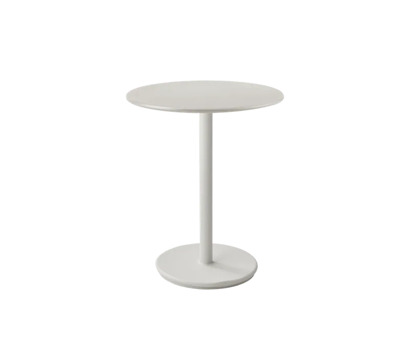 Go café table dia. 60 cm van Cane-line in Sand, Aluminium, Sand, Aluminium – productfoto 2 van 2