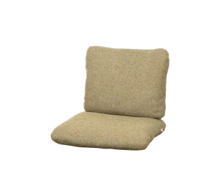 Sticks armchair, Cushion set van Cane-line in Turmeric yellow, Rise w/QuickDry & Airflow – productfoto 2 van 2