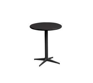 Drop café table dia. 45 cm van Cane-line in Lava grey, aluminium, Lava grey, semi glossy aluminium – productfoto 2 van 2