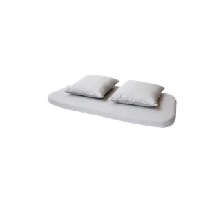Moments bench, Cushion set by Cane-line in Light grey, Natté – product photo 3 of 3
