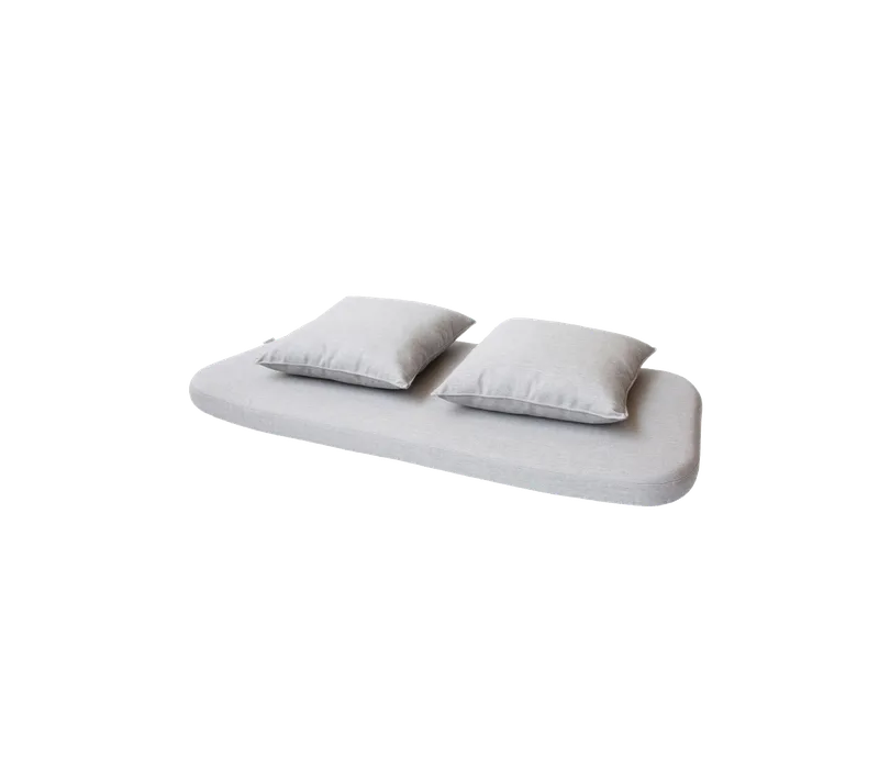 Moments bench, Cushion set by Cane-line in Light grey, Natté – product photo 3 of 3