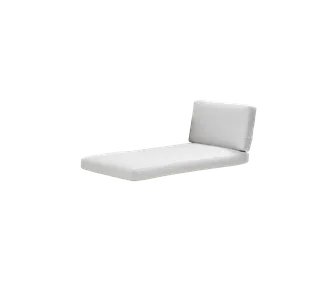 Connect chaise lounge module, Cushion set de Cane-line en White, Natté w/QuickDry & Airflow – photo du produit 3 sur 3