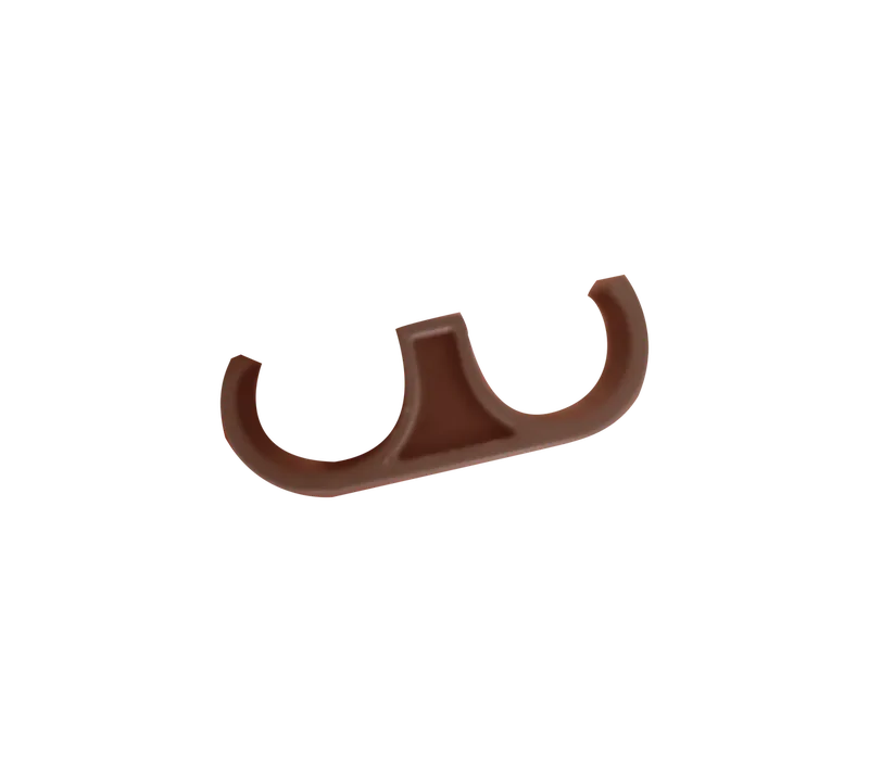 Al Dente lounge chair connection bracket set by Cane-line in Desert red, polymer – product photo