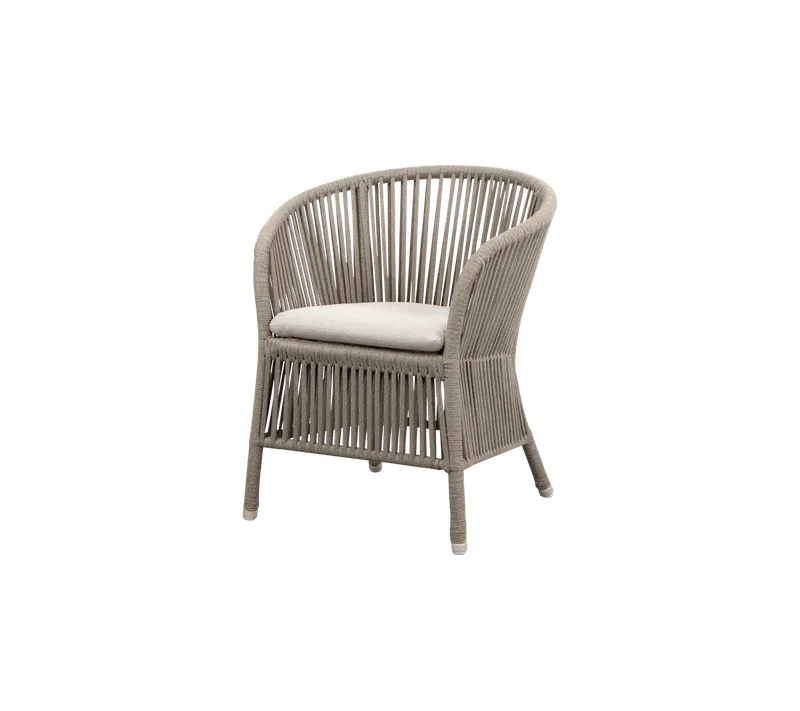 Derby chair by Cane-line in Taupe, string open Soft Rope, Sand, Natté, None – product photo
