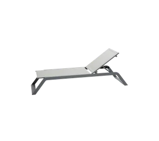 Siesta sunbed de Cane-line en Light grey, aluminium, Aucun – photo du produit 2 sur 2
