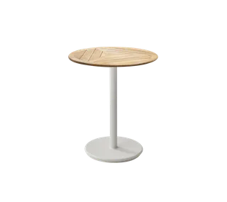 Go café table dia. 60 cm by Cane-line in Sand, Aluminium, Teak, geometric 60 cm – product photo 2 of 2