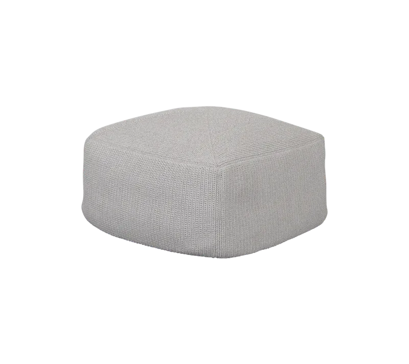 Divine footstool de Cane-line en Sand, Divine – 60x60x35 cm – photo du produit