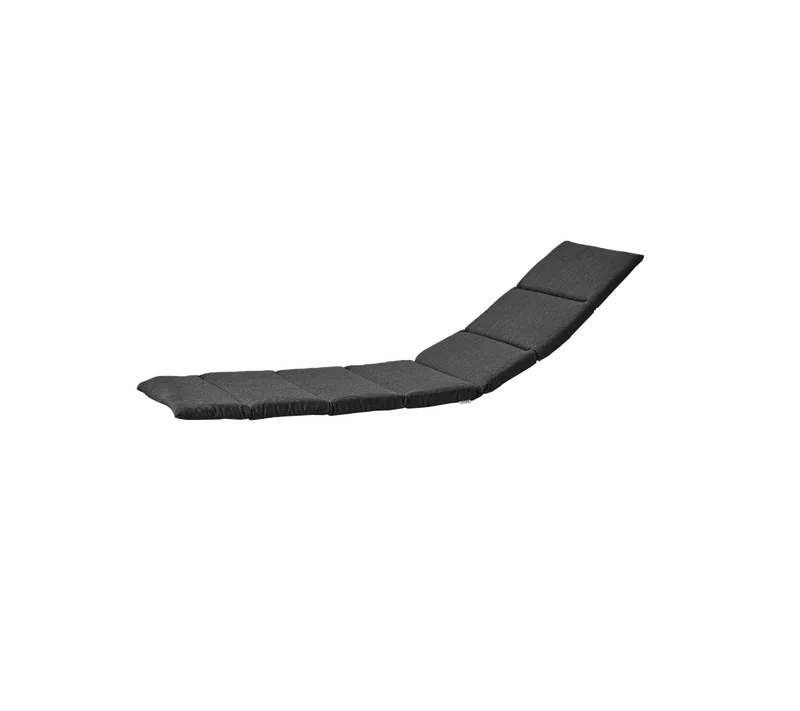 Escape sunbed, Cushion by Cane-line in Black, Natté w/QuickDry & Airflow – product photo