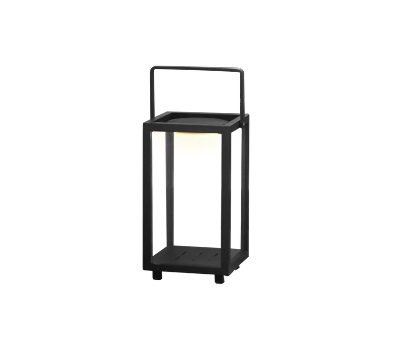 Lighthouse lantern, small von Cane-line in Lava grey, aluminium, Lava grey, aluminium – Produktfoto