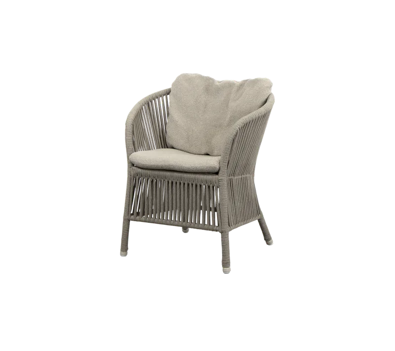 Derby chair von Cane-line in Taupe, string open Soft Rope, Taupe, Free, Taupe, Free – Produktfoto