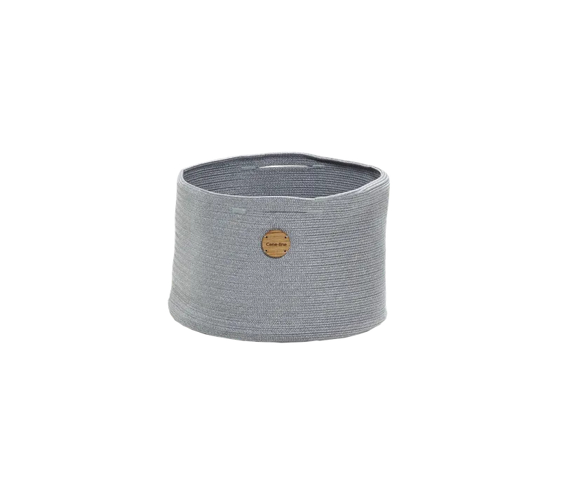 Soft Rope basket medium von Cane-line in Light grey, string Soft Rope – Produktfoto