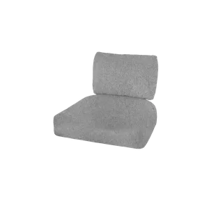 Nest lounge chair, Cushion set de Cane-line en Light grey, Zen – photo du produit 2 sur 2