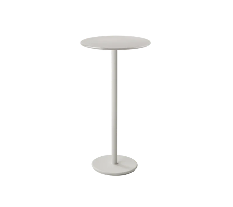 Go bar table dia. 60 cm by Cane-line in Sand, Aluminium, Sand, Aluminium – product photo