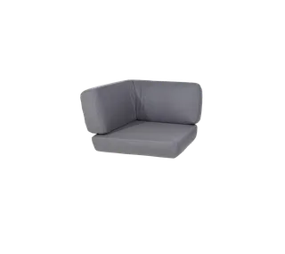 Savannah corner module, Cushion set de Cane-line en Grey, Natté w/QuickDry & Airflow – photo du produit 2 sur 2