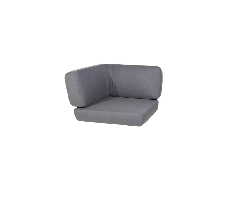Savannah corner module, Cushion set de Cane-line en Grey, Natté w/QuickDry & Airflow – photo du produit 2 sur 2
