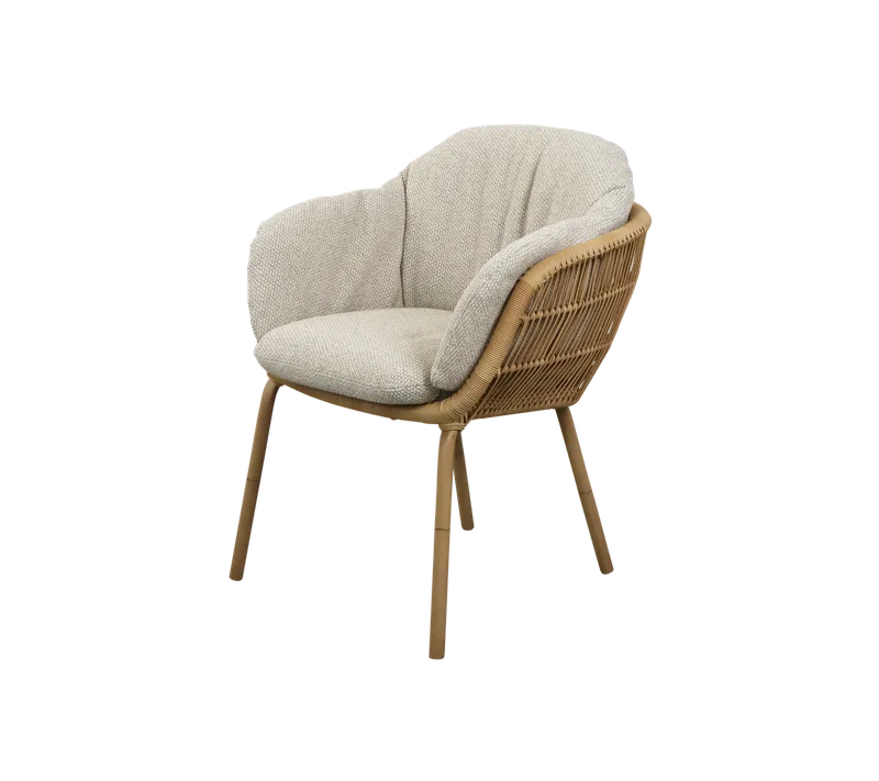 Stay chair, Cushion set van Cane-line in Umber brown, Rise w/QuickDry & Airflow – productfoto 1 van 2