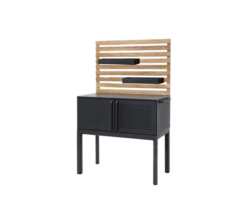 Drop teak wall for single kitchen module by Cane-line in Teak – product photo 1 of 2